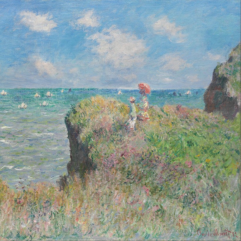 Cliff Walk at Pourville (1882)
