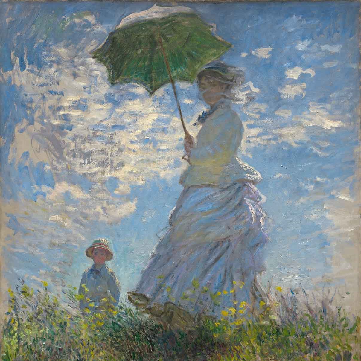 Woman with a Parasol (1875)